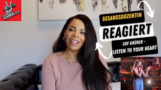 Gesangsdozentin reagiert auf Joy Krüger mit &quot;Listen to Your Heart&quot; | Blinds | TVOG 2025