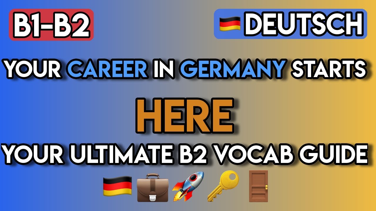 100+ Professional German Phrases for Your Career | Job Interview & Office Vocabulary (B1-B2)