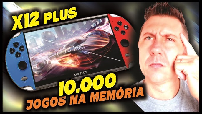 Console De Mão De 4,3 Polegadas Com 10000 Jogos 8GB/PSP/Jogador/PSV/PSVita