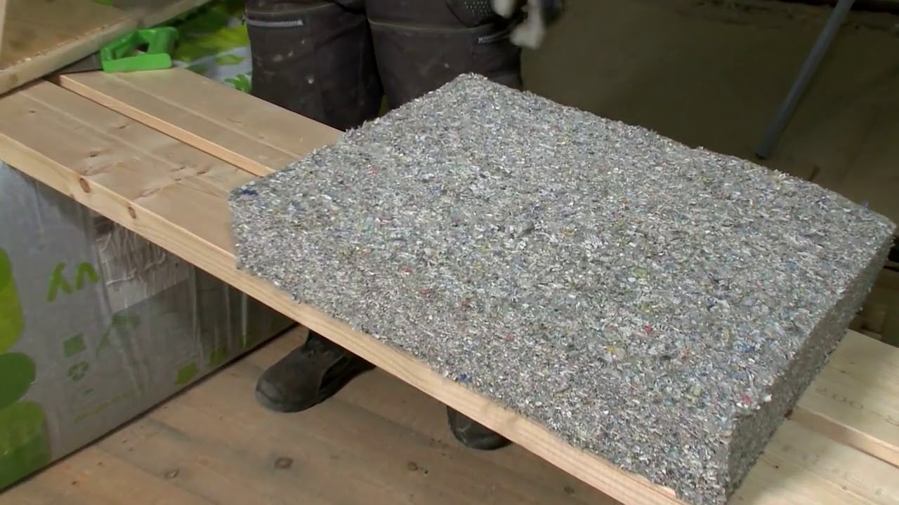 Ekovillalevyn asennus