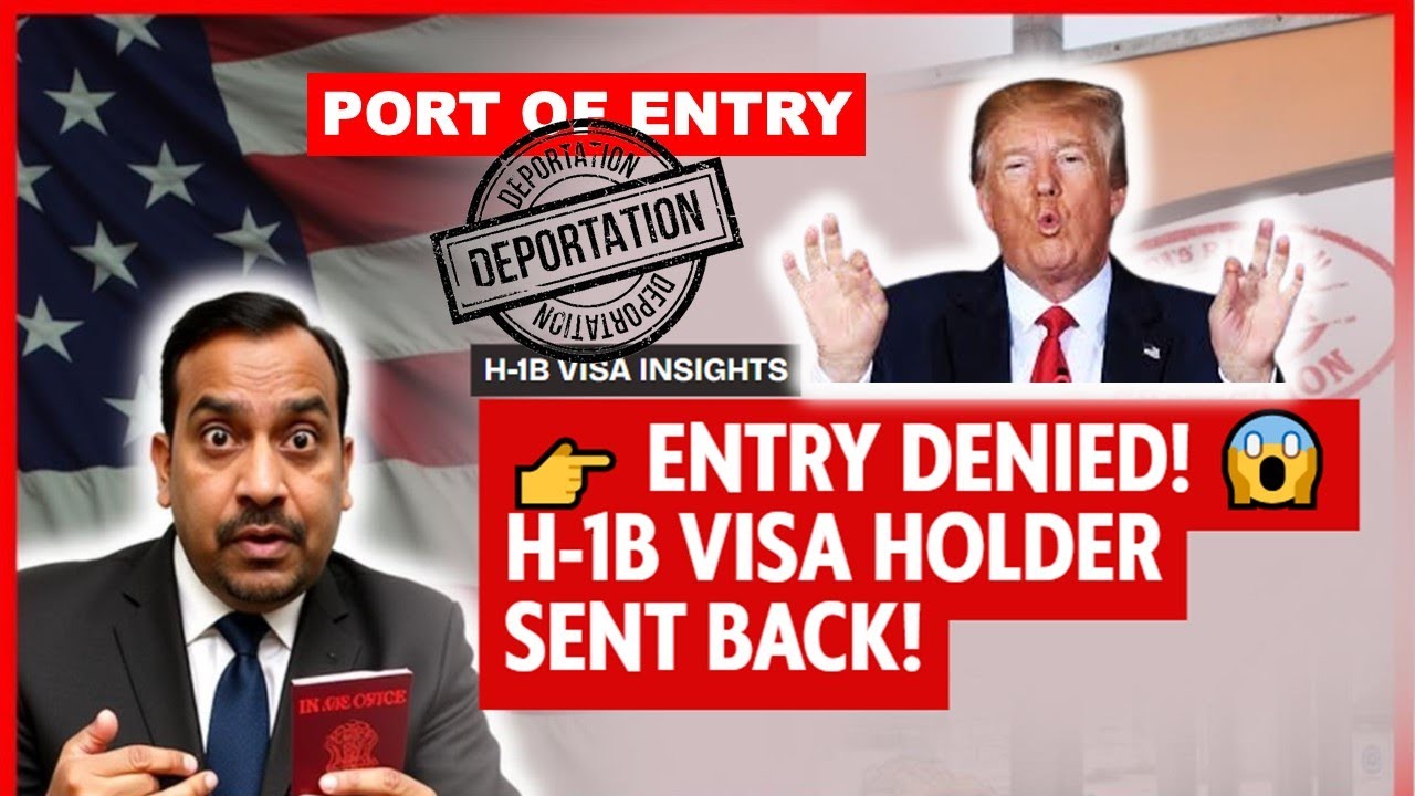 H-1B Visa Holders Denied Entry in US | Visas Revoked at Airport 😱 | Shocking Immigration Update ...