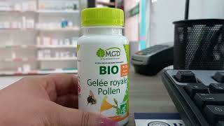 MGD  bio gelée royale et pollen  غذاء ملكات النحل,