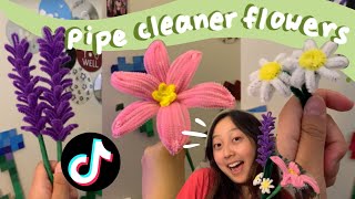 How To Make Pipe Cleaner Flowers - Life With Lovebugs