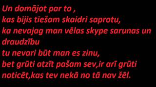 Oskars Deigelis - Man ir labi (Lyrics video).wmv