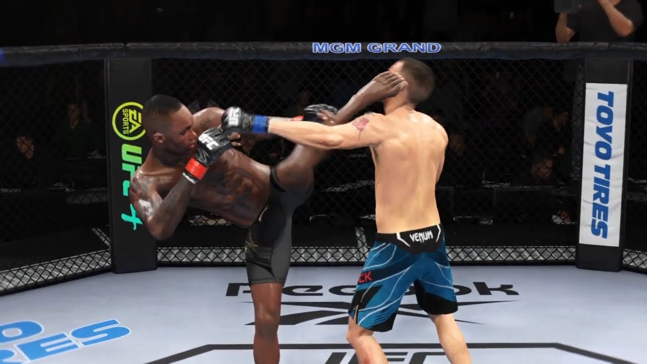 Israel Adesanya vs James Vick (EA Sports UFC 4)