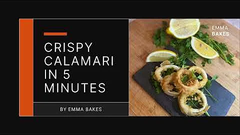 Crispy Calamari in 5 minutes