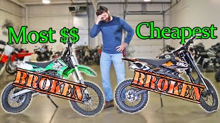 Can we FIX the CHEAPEST and MOST EXPENSIVE Dirt Bikes on Amazon?