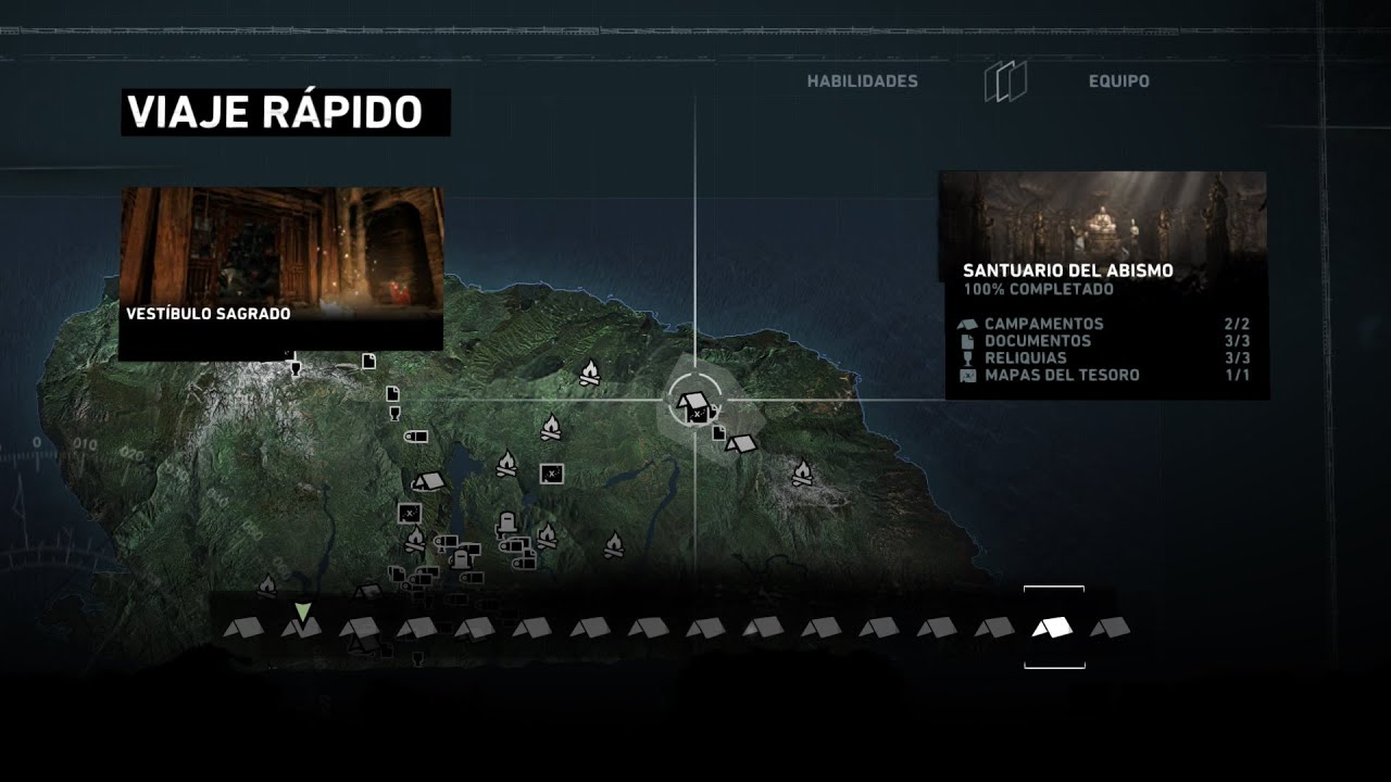 Tomb Raider - Santuario del abismo (Coleccionables / Collectibles)