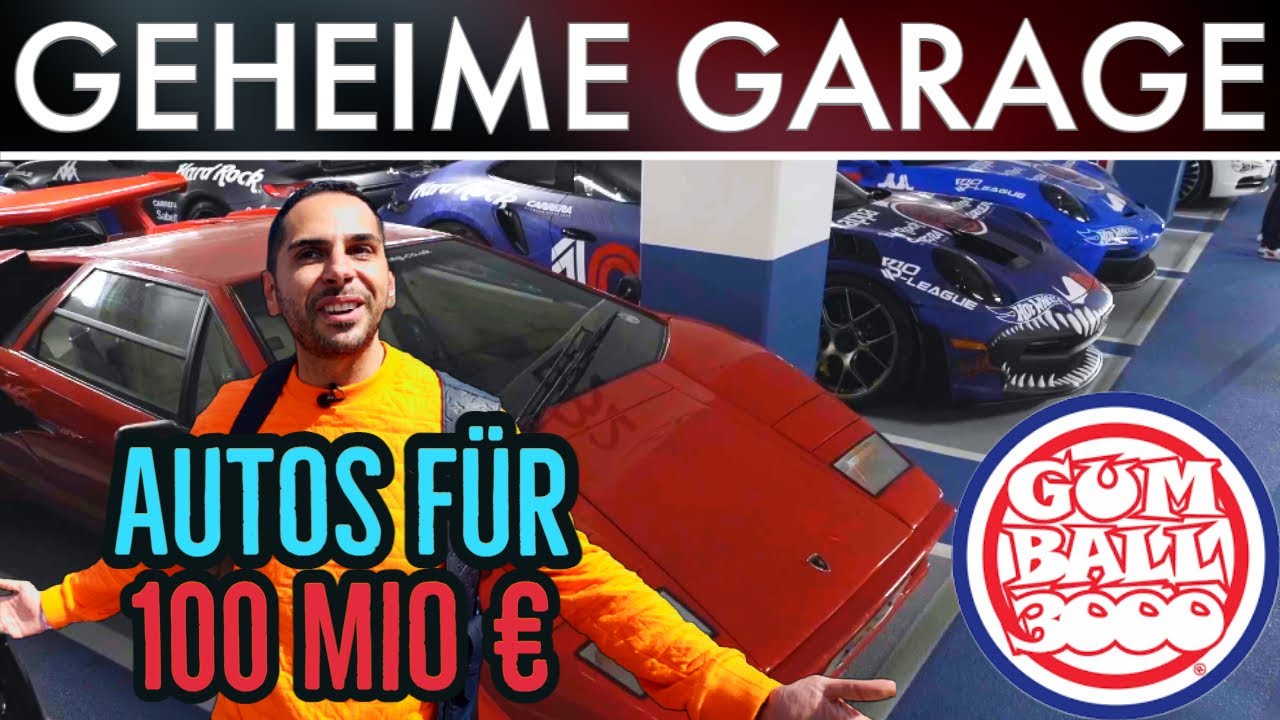 Geheime 100 Millionen💵 Gumball 3000 2023 Garage🤯 Bugatti Koenigseggs ...