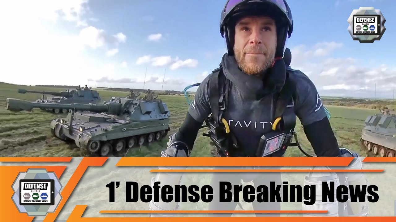 British army artillery unit tests Jet Suit backpack to trial concept of rapid support on battlefield