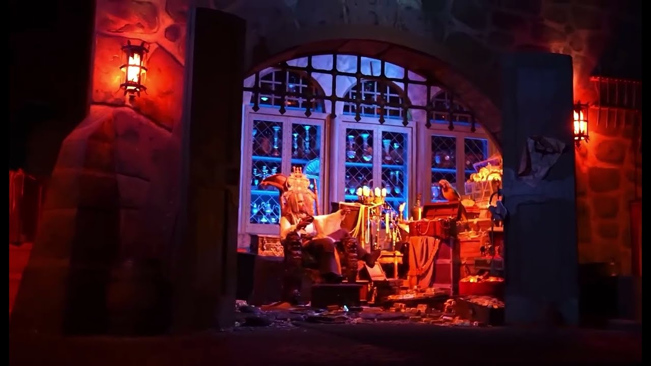 pirates of the Caribbean ride POV Disney Magic kingdom, Orlando, Florida