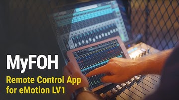 Waves MyFOH – Remote Tablet App for the eMotion LV1 Mixer