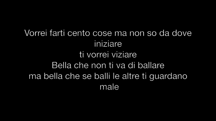 Coez - La musica non c'è Testo