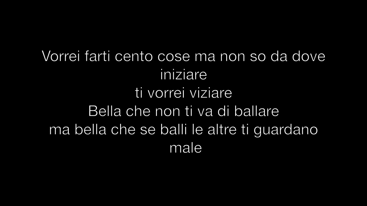 Coez - La musica non c'è Testo