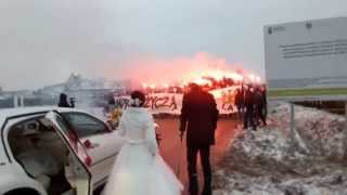 Brama weselna Morsów dla Artura Jędrzejczyka: wychowanka Igloopolu Dębica oraz Reprezentanta Polski Brama weselna Morsów dla Artura Jędrzejczyka: wychowanka Igloopolu Dębica oraz Reprezentanta Polski