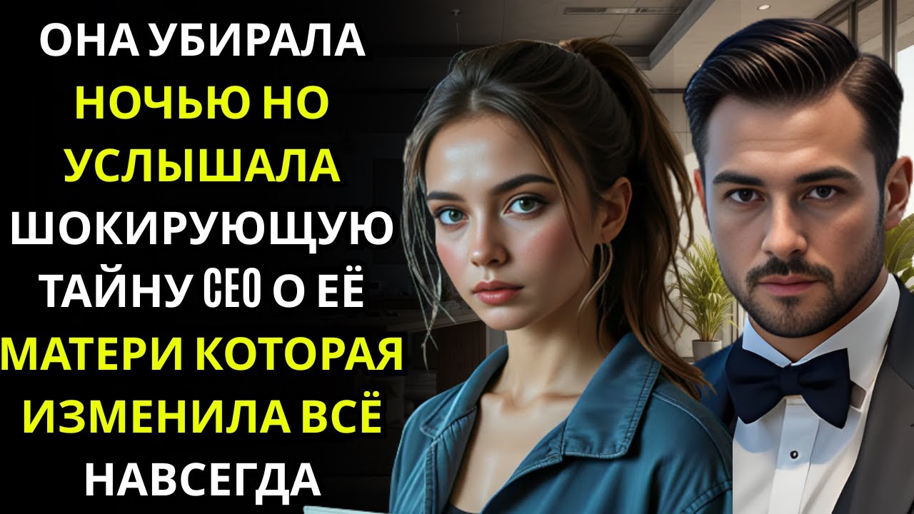 Она работала уборщицей по ночам    и услышала, как генеральный директор говорит о ней