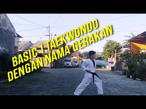 Basic 1 Taekwondo dan Nama Gerakan | Basic 1 Form Tutorial - YouTube