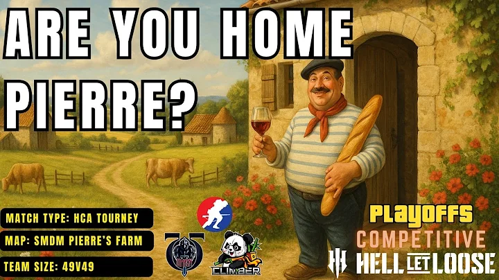 Hell Let Loose Playoffs - Omen vs CU - SMDM Pierre's Farm - HCA - Competitive PC HLL