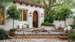 Small Spanish Colonial Homes: How to Make a Small Home Feel Beautiful & Timeless