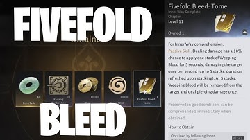 Fivefold Bleed Quest Location (Bleed Build Inner Way) - Where Winds Meet