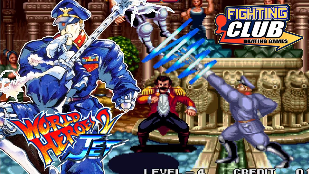 World Heroes 2 Jet - Brocken Gameplay [ARCADE] 1CC ワールド