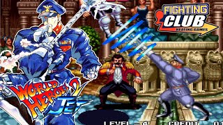 World Heroes 2 Jet - Brocken Gameplay [ARCADE] 1CC ワールド