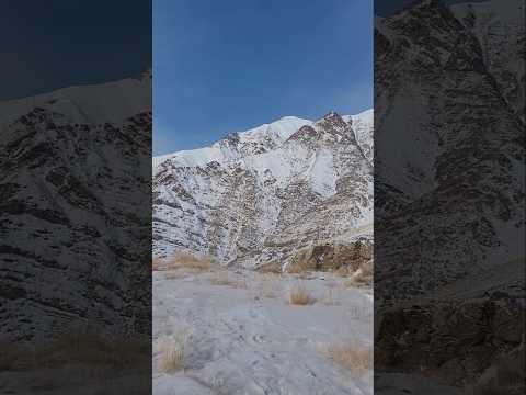 زمستان زیبای دشت هویج روستای افجه لواسان برف زمستان طبیعت