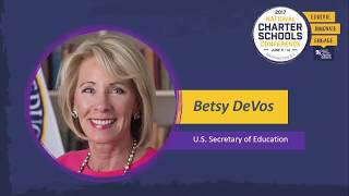 Secretary of Education, Betsy DeVos, addresses NCSC17