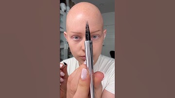 Explaining how I draw on my eyebrows || Alopecia makeup