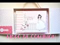 Libro de comunión para niña, con álbum, firmas y caja en forma de maleta | Scrapeando con Rocío