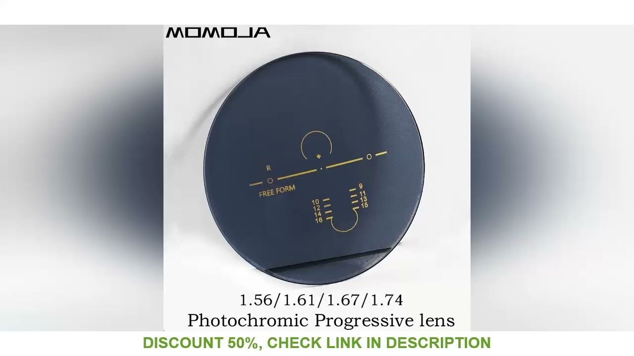 Momoja 1.56/1.61/1.67/1.74 hd anti-uv anti-risco anti-reflexo hmc lente óptica multifoco progressiva