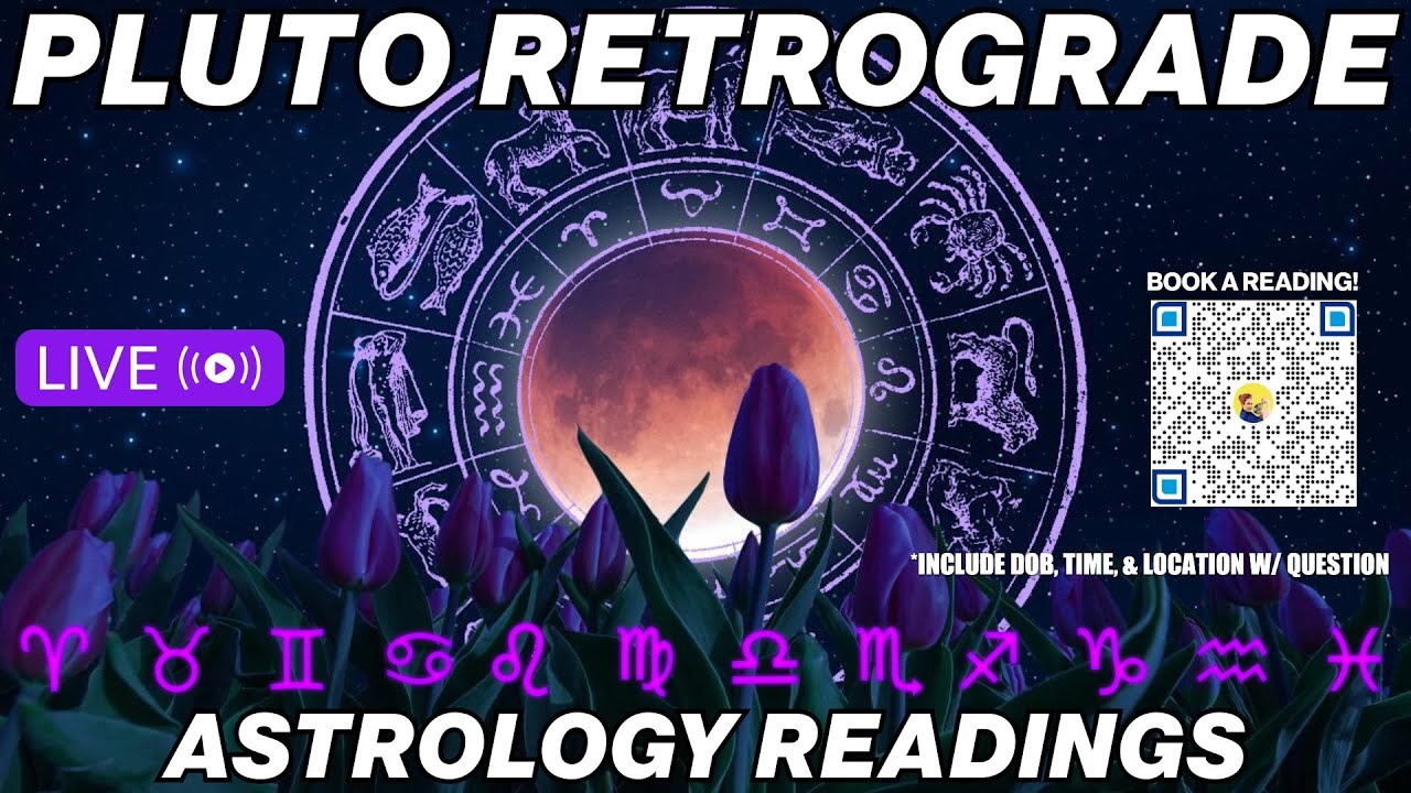 Pluto Retrograde Astrology Readings (LIVE) YouTube