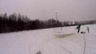 [FF пруд] 09.01.2015 Вид на бублик с машины. Едет DrQwer