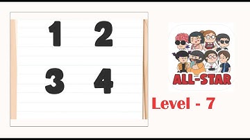Brain test all star level 7 What is 3+3?