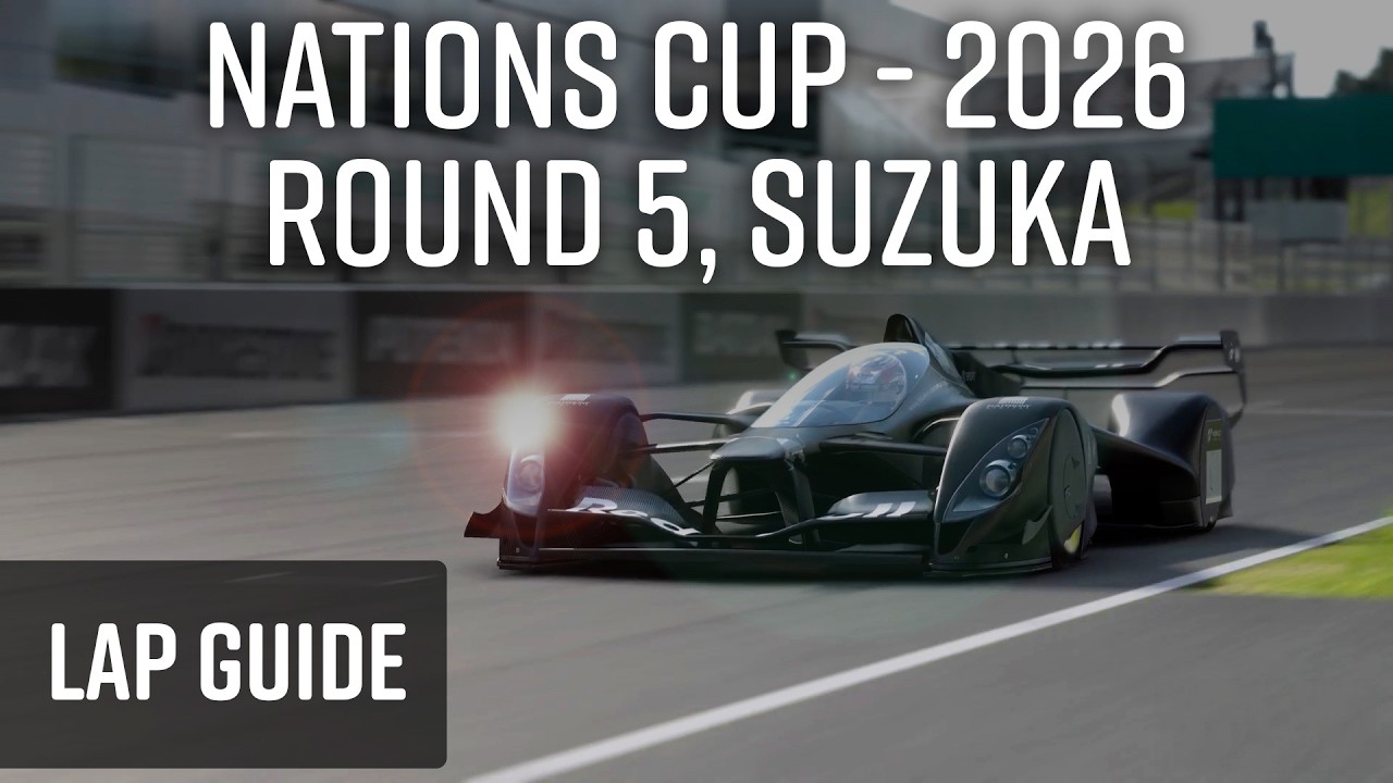Lap Guide - Nations Cup 2026, Suzuka, Round 5, Gran Turismo 7