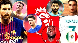 KUN-LUKAKU-MORATA lideres del gol/la sombra de MESSI/RONALDO mucho mejor afuera que adentro