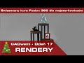 CADwent 🎄 - Dzień 17 - Rendery - Świąteczny kurs CAD 3D we Fusion 360!