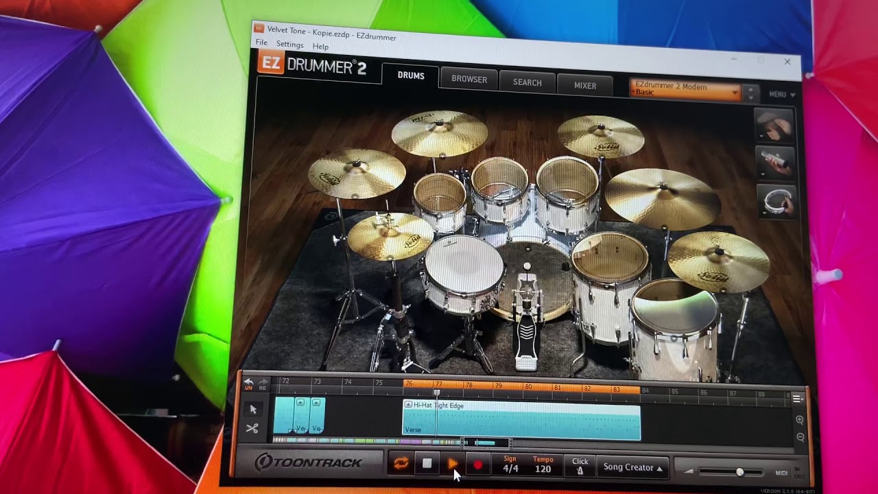 Mixing Ezdrummer settings perfect sound mordern metal drums YouTube