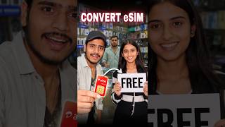 Converted Sim To Esim For Free shorts
