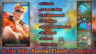 Script Skin Special Claude Lifeguard Full Background By Hanya G
