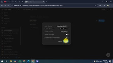How To Download Database From Notion