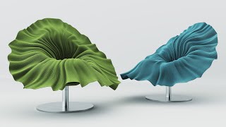 картинка: Loft создание ткани кресла по референсу