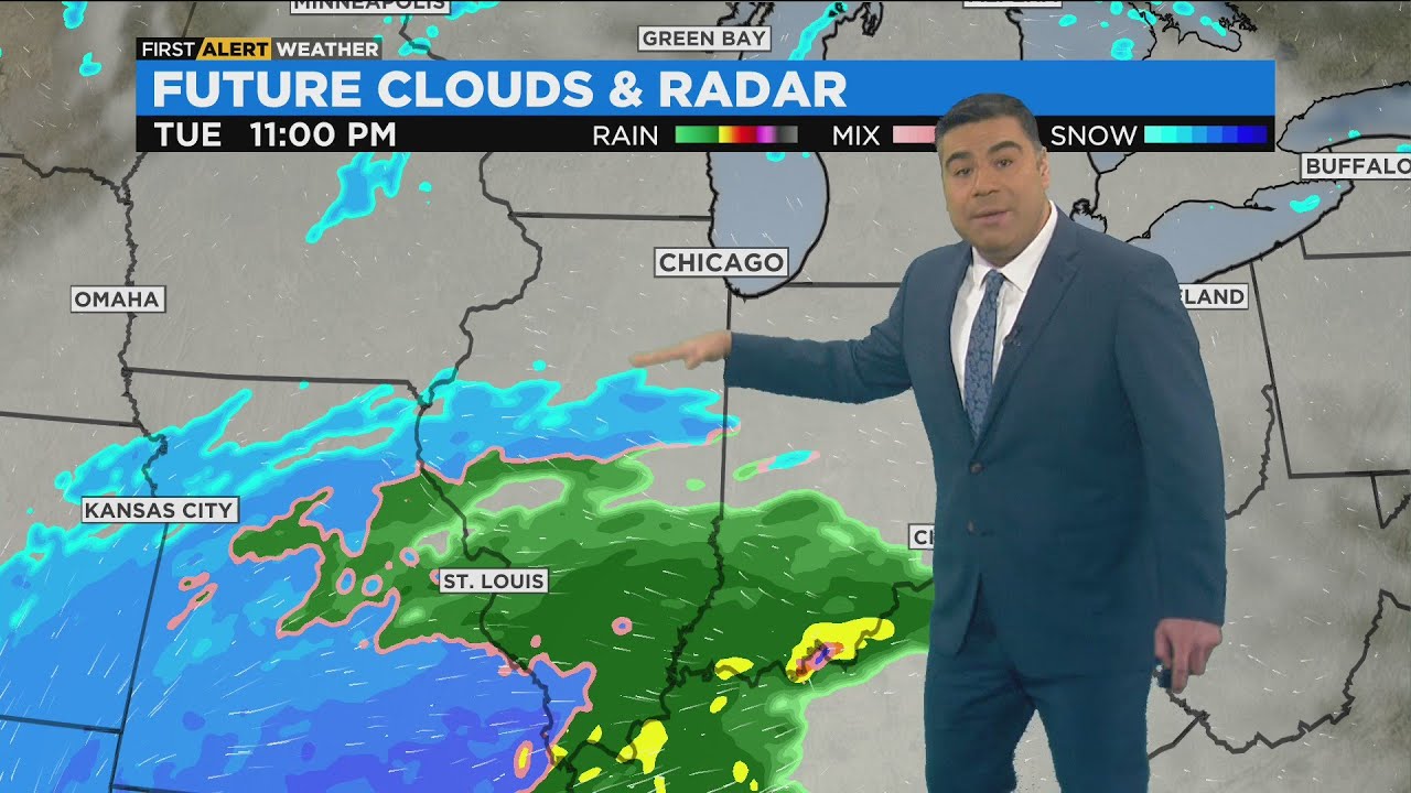 Chicago First Alert Weather: Tracking incoming snow - YouTube