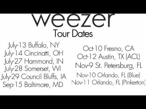 Weezer Tour Dates