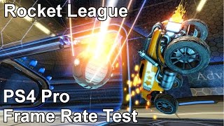 Rocket League PS4 Pro Frame Rate Test