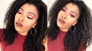 BURGUNDY GOLD FALL MAKEUP | TUTORIAL