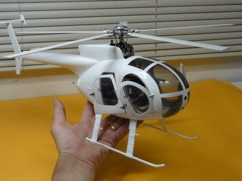 Micro Scale Hughes MD500-D (with T-Rex 250 Size) SUPER SCALE