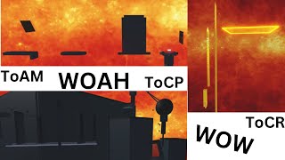 Doing the ToAM, ToCR, AND ToCP final stretches