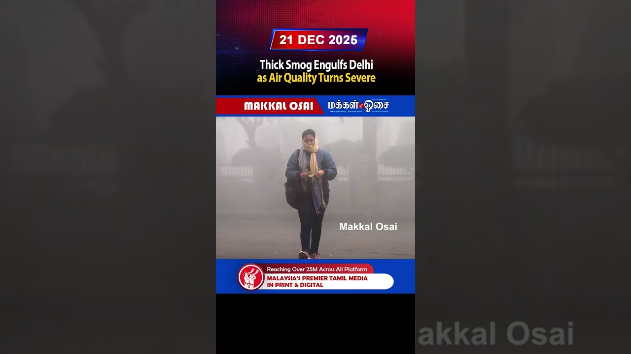 Thick Smog Engulfs Delhi as Air Quality Turns Severe