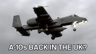 Rare Usaf A-10 Arrivals At Raf Lakenheath Operation Epic Fury